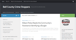 Desktop Screenshot of bellcountycrimestoppers.com